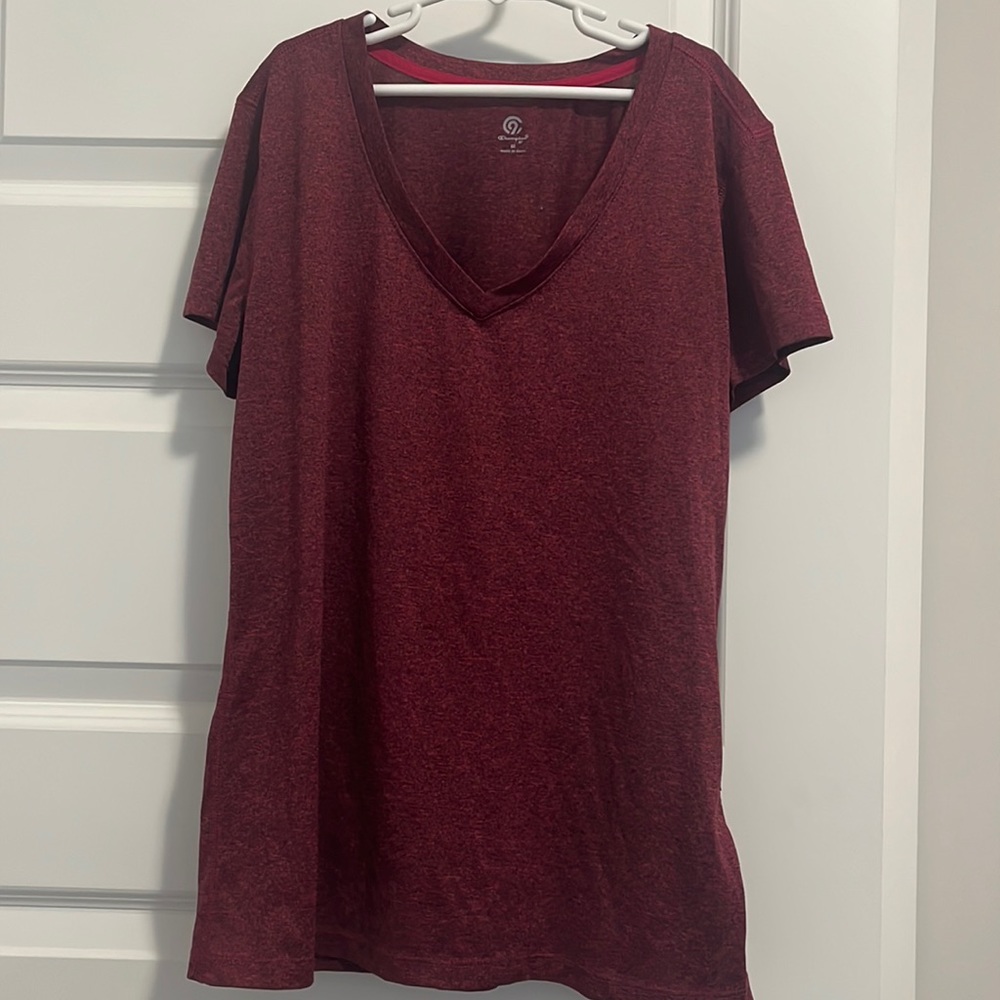 Women's champion athletic short sleeve shirt medium
